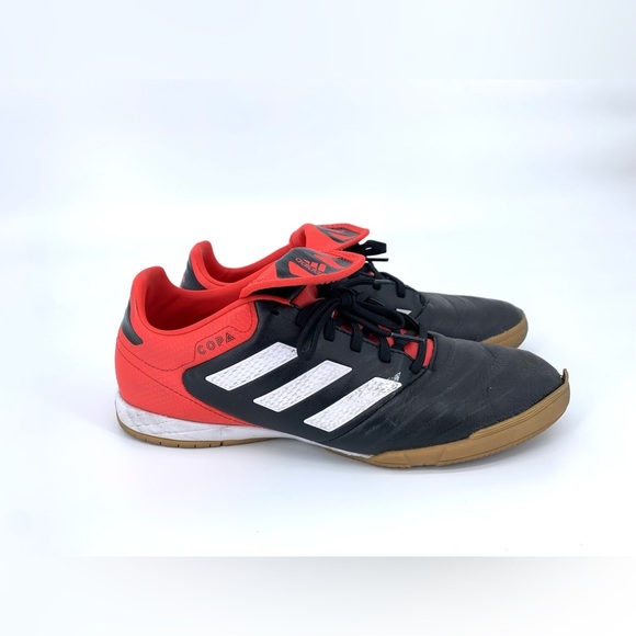 Adidas Red and Black Turf Sneakers Size 9 - Picture 1 of 8